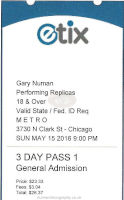 Chicago Ticket 2016